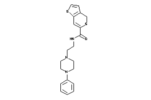 N-[2-(4-phenylpiperazino)ethyl]-4H-thieno[3,2-c]thiopyran-6-carboxamide