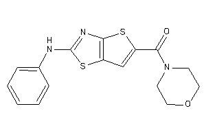 Image of (2-anilinothieno[2,3-d]thiazol-5-yl)-morpholino-methanone