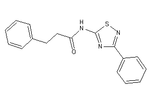 3-phenyl-N-(3-phenyl-1,2,4-thiadiazol-5-yl)propionamide