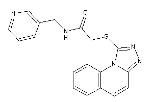 N-(3-pyridylmethyl)-2-([1,2,4]triazolo[4,3-a]quinolin-1-ylthio)acetamide