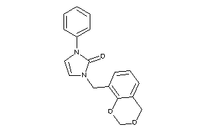Image of 1-(4H-1,3-benzodioxin-8-ylmethyl)-3-phenyl-4-imidazolin-2-one