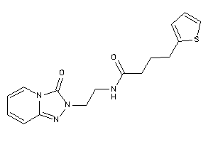 N-[2-(3-keto-[1,2,4]triazolo[4,3-a]pyridin-2-yl)ethyl]-4-(2-thienyl)butyramide