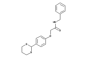 Image of N-benzyl-2-[4-(1,3-dithian-2-yl)phenoxy]acetamide