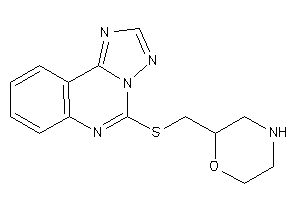 Image of 2-[([1,2,4]triazolo[1,5-c]quinazolin-5-ylthio)methyl]morpholine