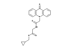 2-[[2-(9-ketoacridin-10-yl)acetyl]amino]acetic Acid Cyclopropylmethyl Ester