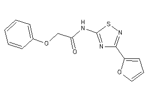 Image of N-[3-(2-furyl)-1,2,4-thiadiazol-5-yl]-2-phenoxy-acetamide