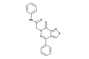 Image of 2-(7-keto-4-phenyl-isoxazolo[3,4-d]pyridazin-6-yl)-N-phenyl-acetamide