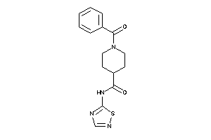 Image of 1-benzoyl-N-(1,2,4-thiadiazol-5-yl)isonipecotamide