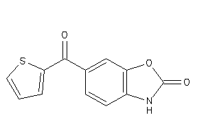 6-(2-thenoyl)-3H-1,3-benzoxazol-2-one
