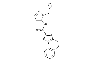 N-[2-(cyclopropylmethyl)pyrazol-3-yl]-4,5-dihydrobenzo[g]benzothiophene-2-carboxamide