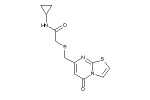 N-cyclopropyl-2-[(5-ketothiazolo[3,2-a]pyrimidin-7-yl)methylthio]acetamide