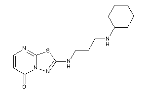 2-[3-(cyclohexylamino)propylamino]-[1,3,4]thiadiazolo[3,2-a]pyrimidin-5-one