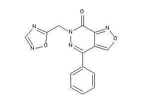 6-(1,2,4-oxadiazol-5-ylmethyl)-4-phenyl-isoxazolo[3,4-d]pyridazin-7-one
