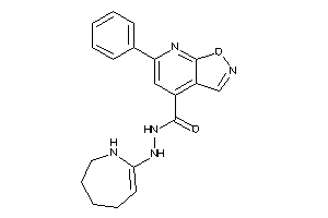 Image of 6-phenyl-N'-(2,3,4,5-tetrahydro-1H-azepin-7-yl)isoxazolo[5,4-b]pyridine-4-carbohydrazide