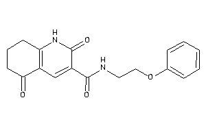 2,5-diketo-N-(2-phenoxyethyl)-1,6,7,8-tetrahydroquinoline-3-carboxamide