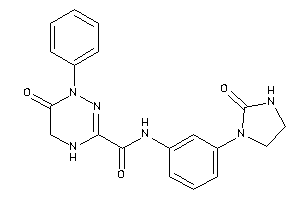 6-keto-N-[3-(2-ketoimidazolidin-1-yl)phenyl]-1-phenyl-4,5-dihydro-1,2,4-triazine-3-carboxamide