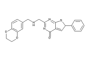 2-[(2,3-dihydro-1,4-benzodioxin-6-ylmethylamino)methyl]-6-phenyl-6H-thieno[2,3-d]pyrimidin-4-one