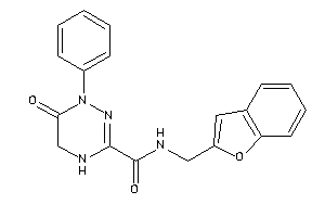 N-(benzofuran-2-ylmethyl)-6-keto-1-phenyl-4,5-dihydro-1,2,4-triazine-3-carboxamide