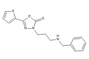3-[3-(benzylamino)propyl]-5-(2-thienyl)-1,3,4-oxadiazol-2-one
