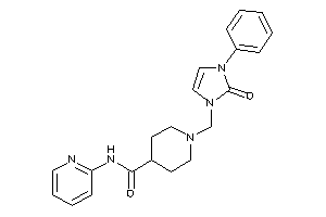 1-[(2-keto-3-phenyl-4-imidazolin-1-yl)methyl]-N-(2-pyridyl)isonipecotamide