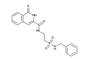 N-[2-(benzylsulfamoyl)ethyl]-1-keto-2H-isoquinoline-3-carboxamide