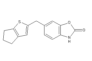 Image of 6-(5,6-dihydro-4H-cyclopenta[b]thiophen-2-ylmethyl)-3H-1,3-benzoxazol-2-one