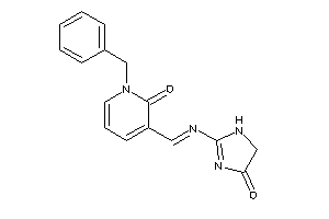 1-benzyl-3-[(4-keto-2-imidazolin-2-yl)iminomethyl]-2-pyridone