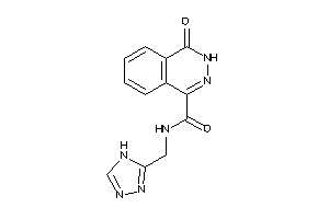 4-keto-N-(4H-1,2,4-triazol-3-ylmethyl)-3H-phthalazine-1-carboxamide