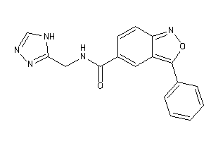 3-phenyl-N-(4H-1,2,4-triazol-3-ylmethyl)anthranil-5-carboxamide