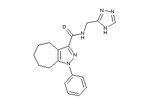 1-phenyl-N-(4H-1,2,4-triazol-3-ylmethyl)-5,6,7,8-tetrahydro-4H-cyclohepta[c]pyrazole-3-carboxamide