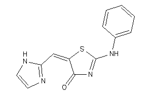 Image of 2-anilino-5-(1H-imidazol-2-ylmethylene)-2-thiazolin-4-one