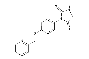 3-[4-(2-pyridylmethoxy)phenyl]-2-thioxo-4-imidazolidinone