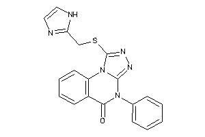 1-(1H-imidazol-2-ylmethylthio)-4-phenyl-[1,2,4]triazolo[4,3-a]quinazolin-5-one