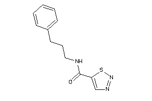N-(3-phenylpropyl)thiadiazole-5-carboxamide