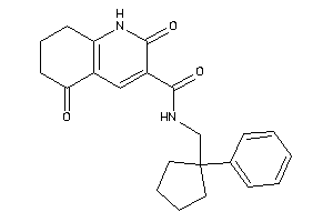 2,5-diketo-N-[(1-phenylcyclopentyl)methyl]-1,6,7,8-tetrahydroquinoline-3-carboxamide