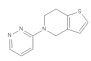 5-pyridazin-3-yl-6,7-dihydro-4H-thieno[3,2-c]pyridine
