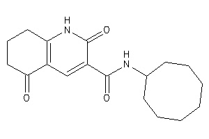 Image of N-cyclooctyl-2,5-diketo-1,6,7,8-tetrahydroquinoline-3-carboxamide
