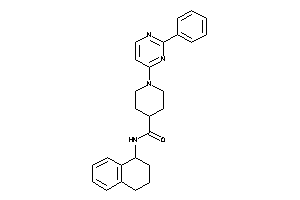 1-(2-phenylpyrimidin-4-yl)-N-tetralin-1-yl-isonipecotamide