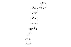 N-(2-cyclohexen-1-ylethyl)-1-(2-phenylpyrimidin-4-yl)isonipecotamide