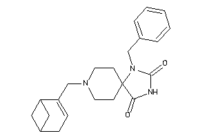 Image of 4-benzyl-8-(4-bicyclo[3.1.1]hept-3-enylmethyl)-2,4,8-triazaspiro[4.5]decane-1,3-quinone