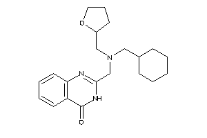 2-[[cyclohexylmethyl(tetrahydrofurfuryl)amino]methyl]-3H-quinazolin-4-one