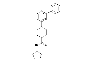 N-cyclopentyl-1-(2-phenylpyrimidin-4-yl)isonipecotamide