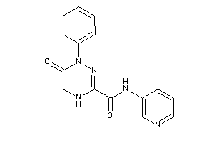 Image of 6-keto-1-phenyl-N-(3-pyridyl)-4,5-dihydro-1,2,4-triazine-3-carboxamide