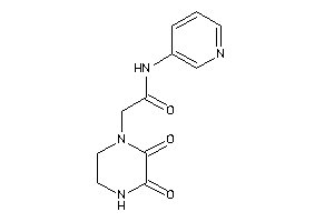 2-(2,3-diketopiperazino)-N-(3-pyridyl)acetamide