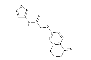 N-isoxazol-3-yl-2-(1-ketotetralin-6-yl)oxy-acetamide