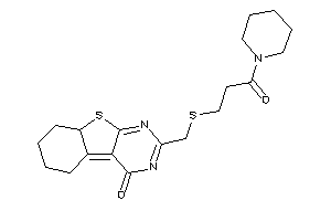 2-[[(3-keto-3-piperidino-propyl)thio]methyl]-6,7,8,8a-tetrahydro-5H-benzothiopheno[2,3-d]pyrimidin-4-one