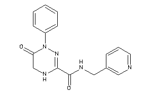 Image of 6-keto-1-phenyl-N-(3-pyridylmethyl)-4,5-dihydro-1,2,4-triazine-3-carboxamide
