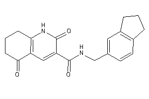 N-(indan-5-ylmethyl)-2,5-diketo-1,6,7,8-tetrahydroquinoline-3-carboxamide