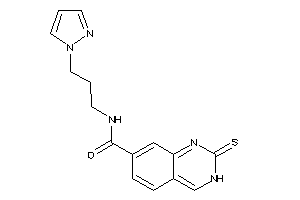 N-(3-pyrazol-1-ylpropyl)-2-thioxo-3H-quinazoline-7-carboxamide