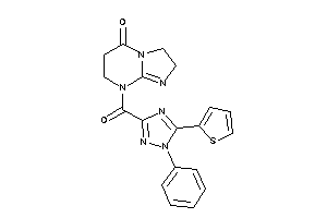 8-[1-phenyl-5-(2-thienyl)-1,2,4-triazole-3-carbonyl]-2,3,6,7-tetrahydroimidazo[1,2-a]pyrimidin-5-one